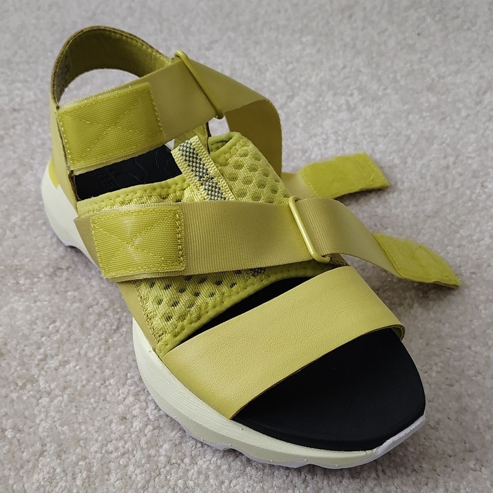 Sorel Kinetic Impact Yellow Outdoor Hiking Sandals - Picture 6 of 12